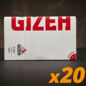 Gizeh Fine Double sarma kağıdı Kırmızı - 20'li Box