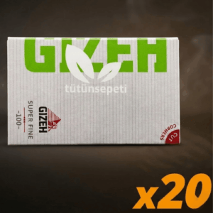 Gizeh Super Fine Double sarma kağıdı Yeşil - 20'li Box