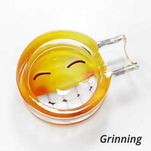 grinning