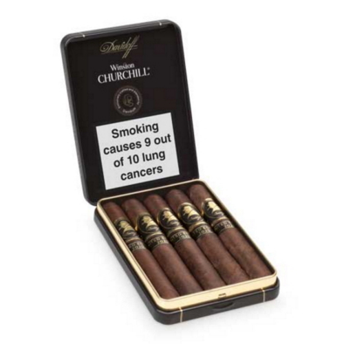 Davidoff Churchill The Late Hour Limited Edition Puro - 5's - Görsel 2