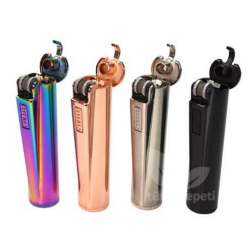 Clipper Fitilli Çelik çakmak seti - 4 Renk - Görsel 4