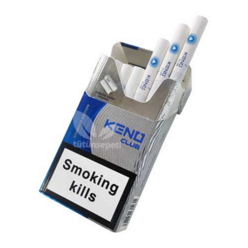 Keno Club Gum Mint Slender sigara - Damlasakızı ve Nane - Görsel 2