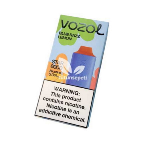 Vozol Star 6000 Blue Razz Lemon Puff - Görsel 4