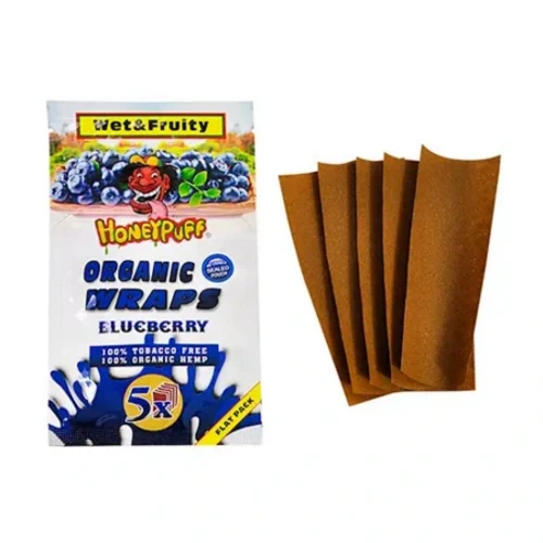 Honeypuff Organic Wraps Yabanmersini aromalı sarma kağıdı - Görsel 2