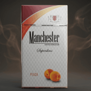 Manchester Superslims Peach – Şeftali Aromalı Sigara