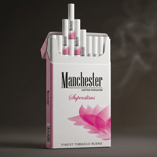 Manchester Pink Super Slim Sigara