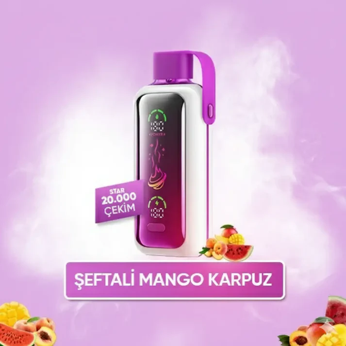 Vozol Star 20000 Puff - Peach Mango Watermelon