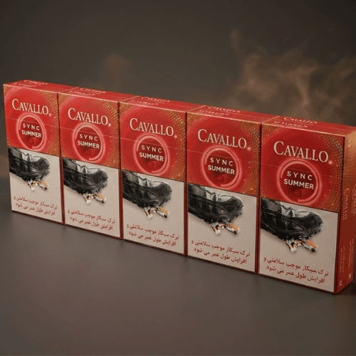 Cavallo Sync Summer Superslim Sigara - Karpuz Aromalı - 1 Karton - Görsel 2